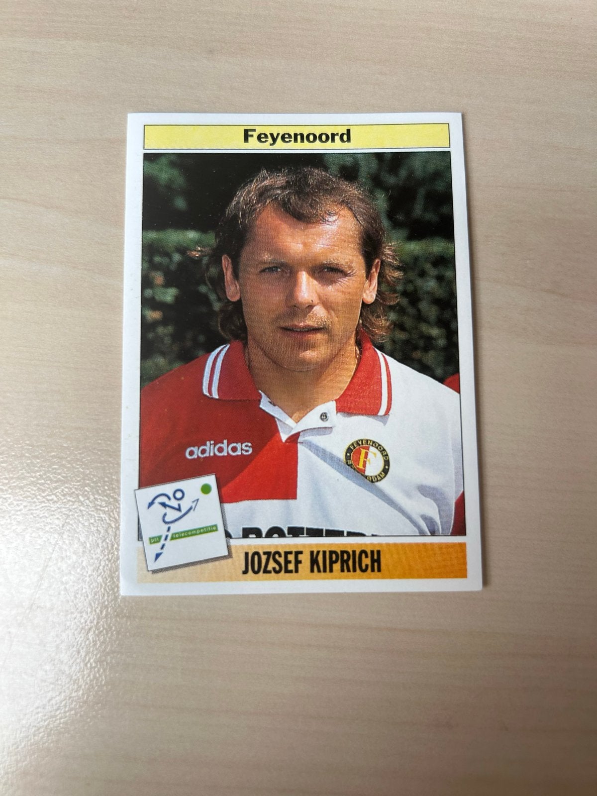 Feyenoord Jozsef Kiprich Voetbal95 Panini Sticker, Ophalen of Verzenden, Zo goed als nieuw, Feyenoord, Poster, Plaatje of Sticker