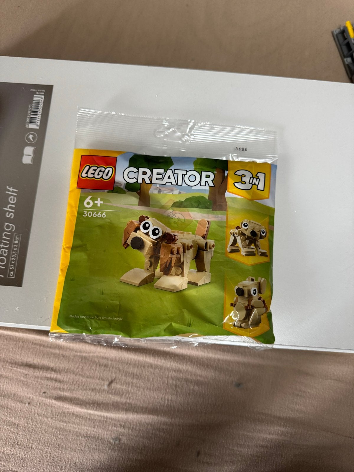 LEGO Creator 3in1 Hondje Polybag 30666, Ophalen of Verzenden, Nieuw, Overige merken