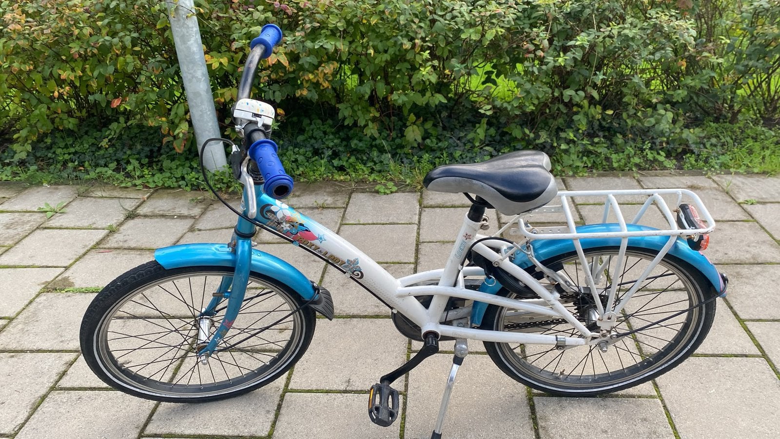 Meisjesfiets 20 inch, Ophalen, Gebruikt, Terugtraprem, 20 inch of meer