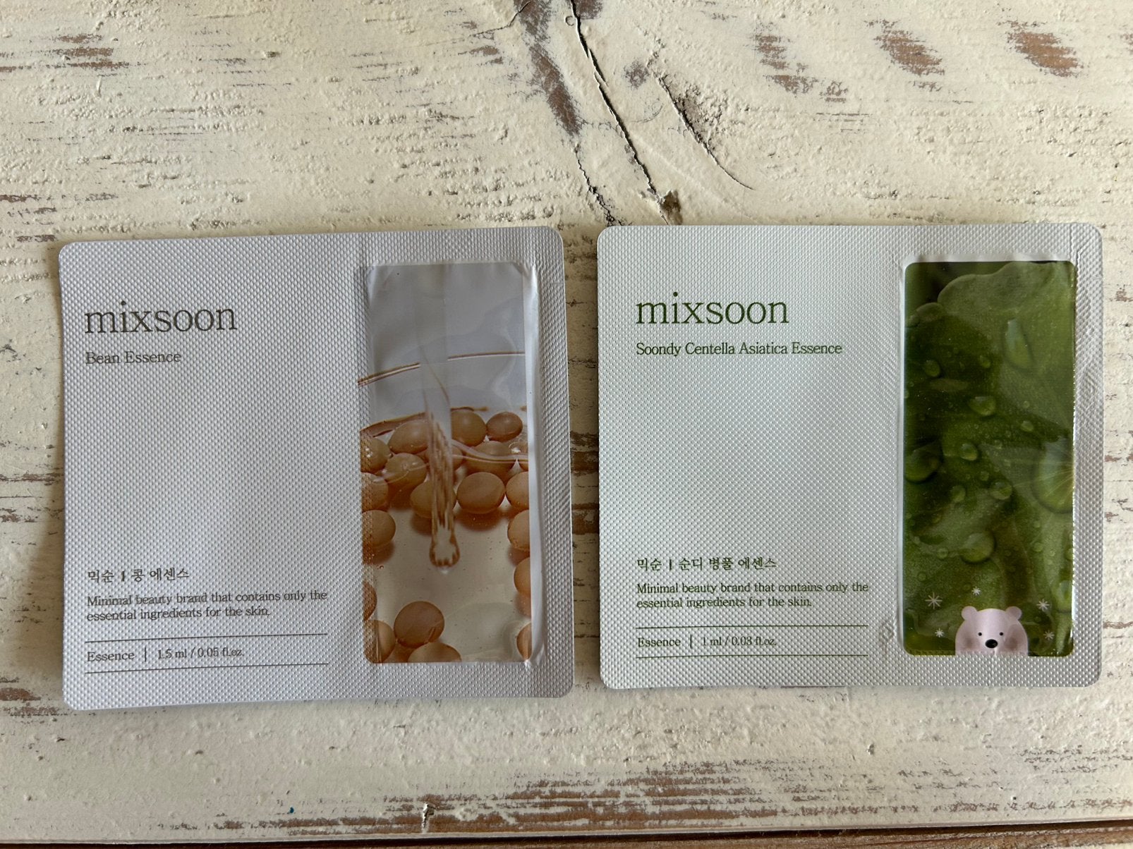 Bean Essence & Soondy centella assiatica essence MIXSOON, Ophalen of Verzenden, Nieuw, Gehele gezicht, Verzorging
