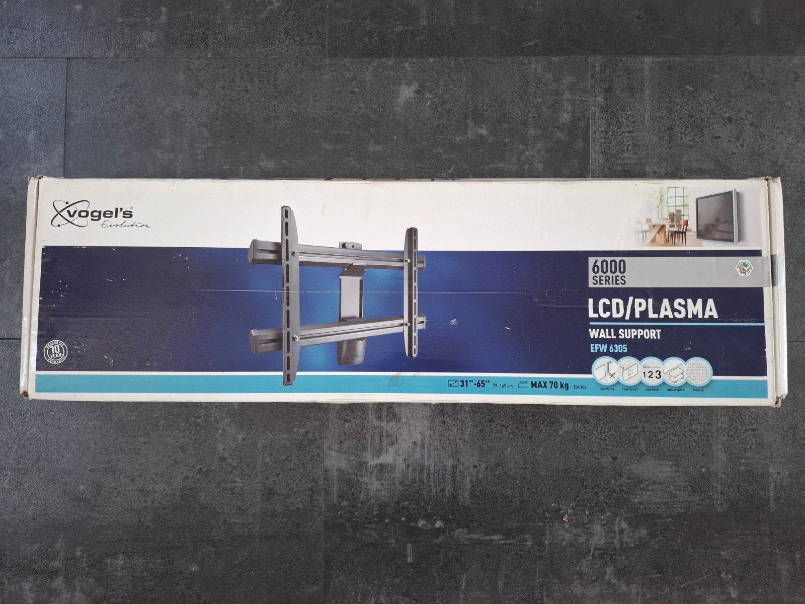 Vogels Evolution EFW 6305 TV Muurbeugel - Max 70 kg, Ophalen, Nieuw