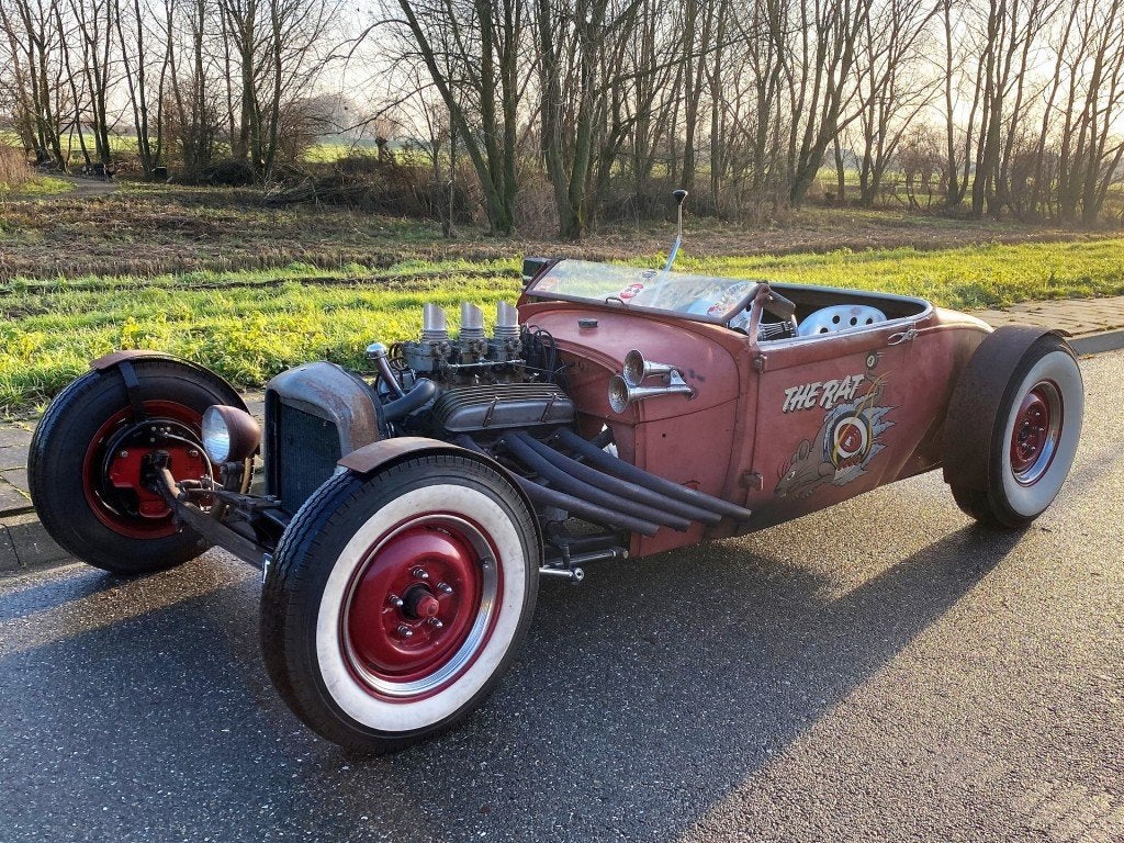 Ford OVERIGE Roadster 1929 Rat Rod, Auto's, Automaat, 5400 cc, Ford, Rood