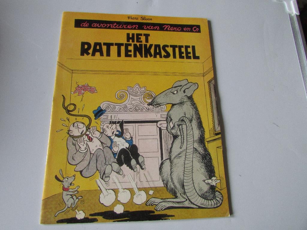 NERO ; De Ring van Petatje en Het Rattenkasteel, Gelezen, Marc Sleen, Eén stripboek, Ophalen of Verzenden