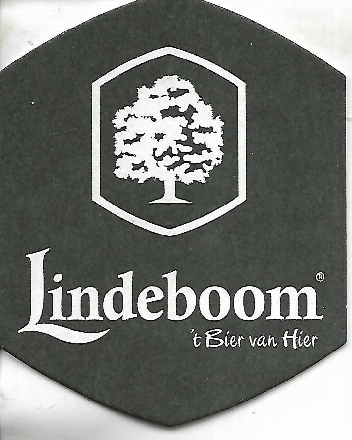 Lindboom - `t bier van hier viltje, Ophalen of Verzenden, Zo goed als nieuw, Viltje(s), Overige merken