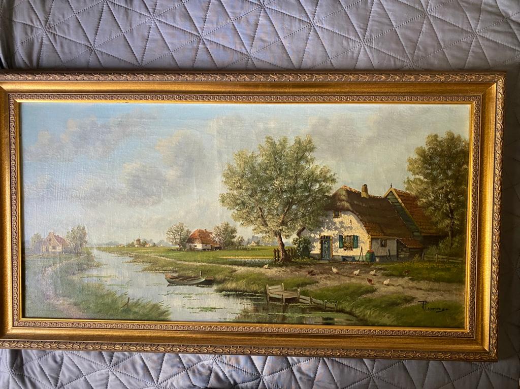 Olieverf schilderij van Albert Torringa, Antiek en Kunst, Kunst | Schilderijen | Klassiek, Ophalen