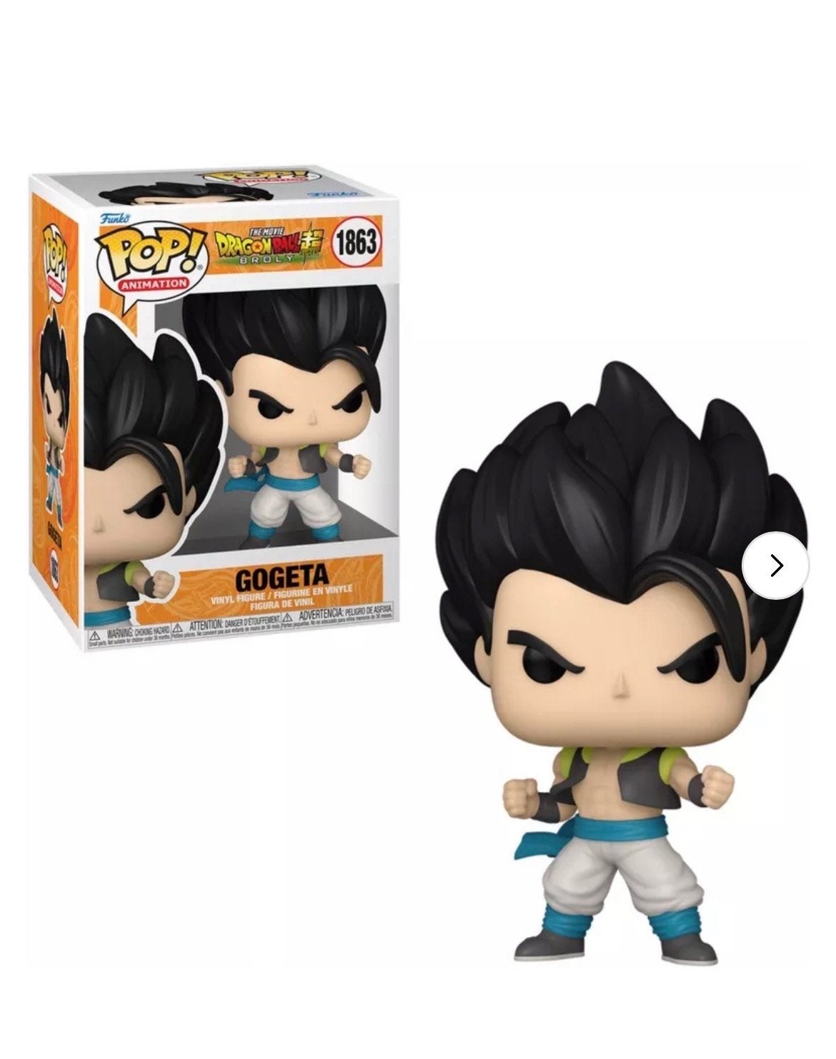 Funko Pop! Dragon Ball Super: Broly - Gogeta #1863, Ophalen of Verzenden, Gebruikt