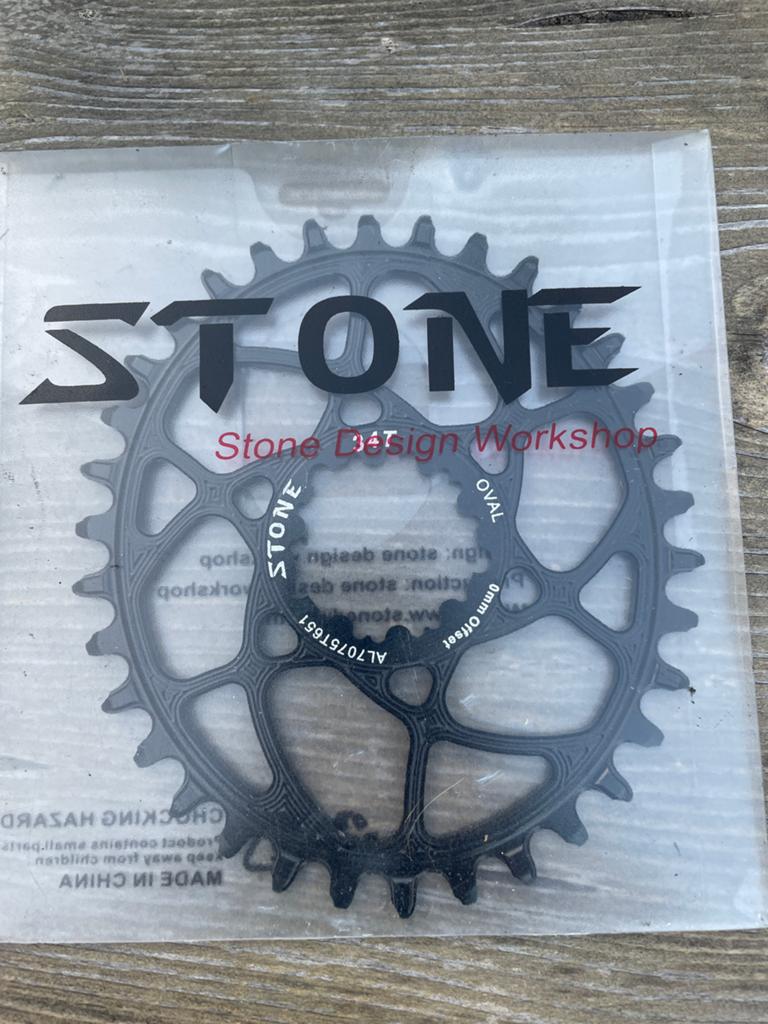 Stone Ovaal Kettingblad 0mm Offset 34T GXP SRAM compatible, Fietsen en Brommers, Fietsonderdelen, Nieuw, Ophalen of Verzenden