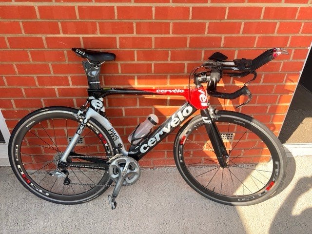 Cervélo P3 carbon triathlon / tijdritfiets - maat 54, Fietsen en Brommers, Fietsen | Racefietsen, 28 inch, Gebruikt, Carbon, Velgrem