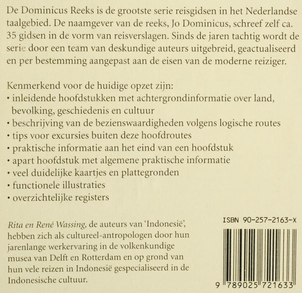 Indonesië - Dominicus reisgids (1995), Boeken, Reisgidsen, Overige merken, Verzenden, Zo goed als nieuw, Reisgids of -boek