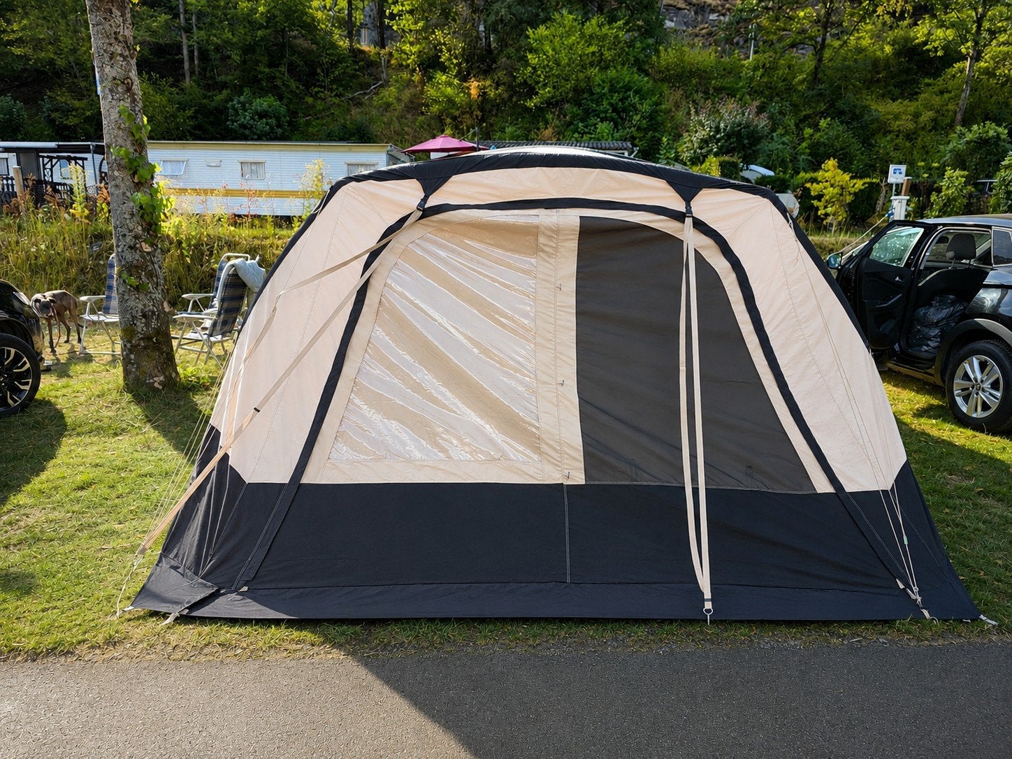 Easy Air hudson 4TC Opblaasbare Tent - Compleet met Extra's, Ophalen of Verzenden, Gebruikt, Tot en met 4