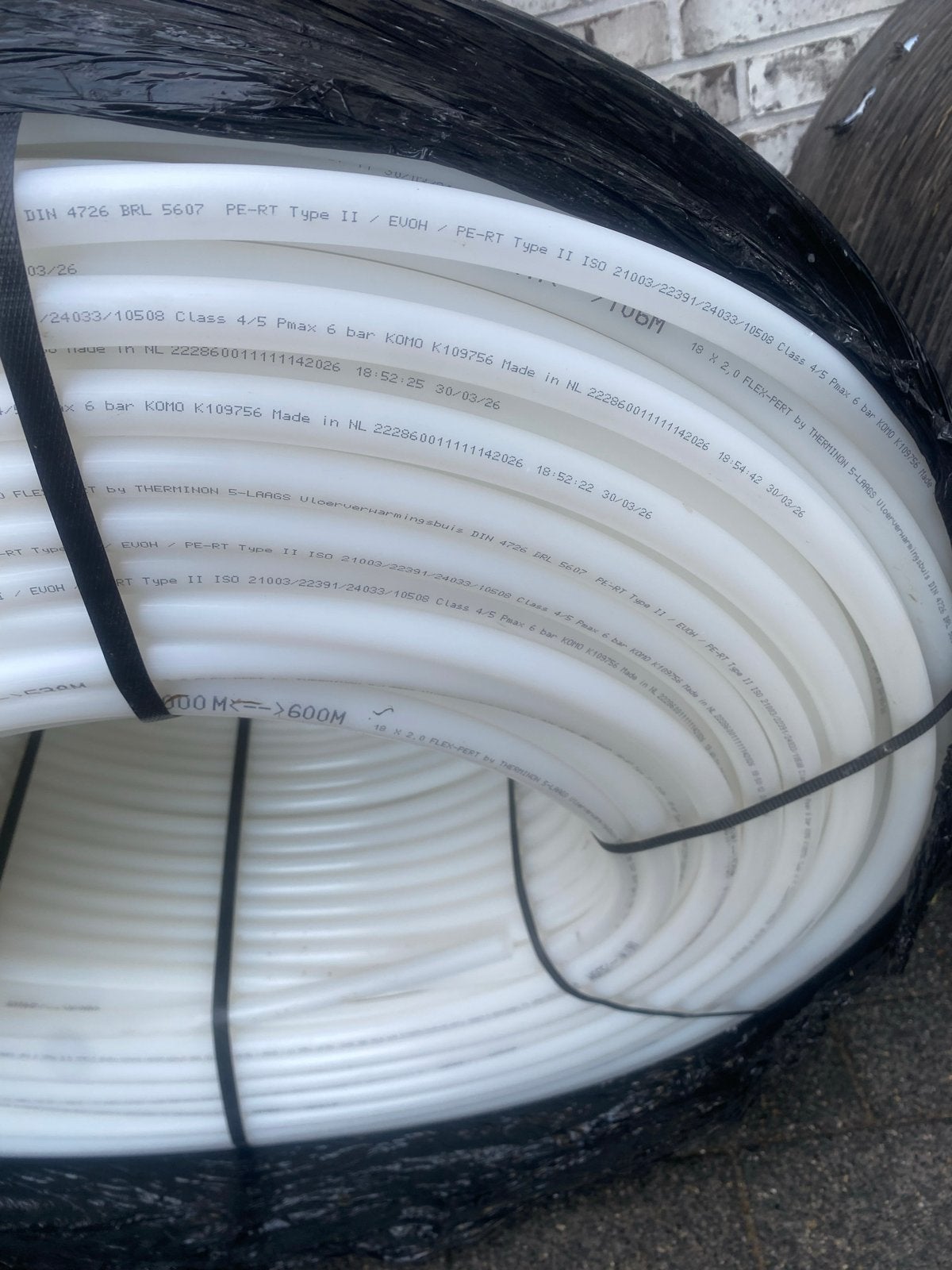 Therminon Vloerverwarmingsbuis 18x2 mm  (500m + 600m), Doe-het-zelf en Verbouw, Ophalen, Nieuw, Overige typen