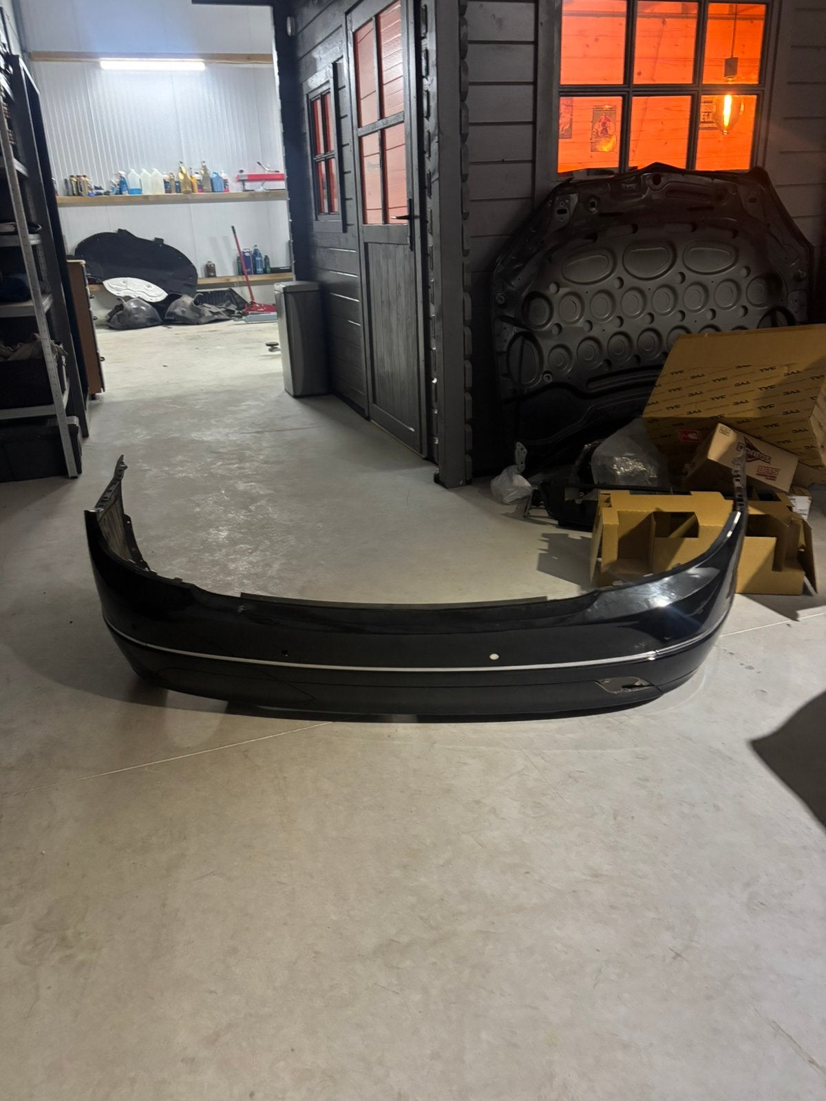 Mercedes C klasse W204 avantgarde achterbumper, Auto-onderdelen, Ophalen, Bumper