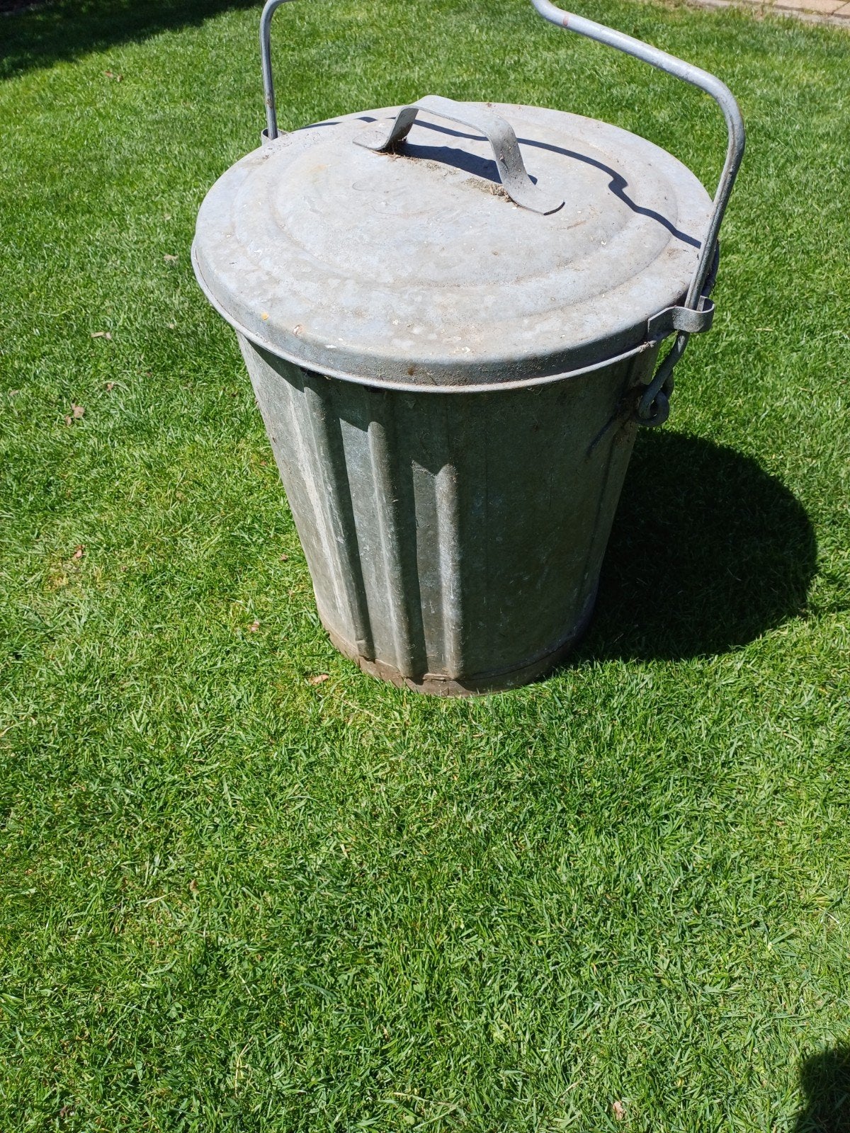ZINKEN Vuilnisemmer, Tuin en Terras, Ophalen, Gebruikt, Minder dan 30 cm, Rond