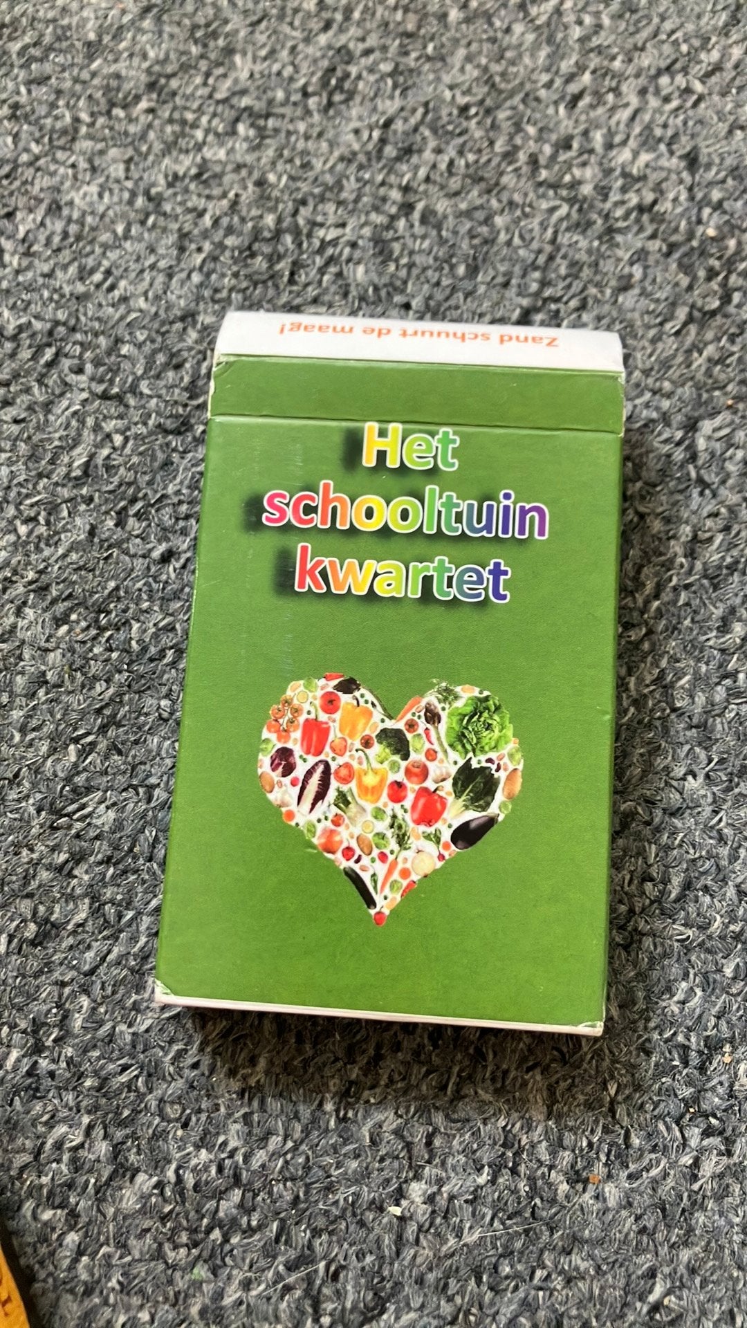 Kwartet schooltuin educatief groente bloemen, Ophalen of Verzenden, Gebruikt