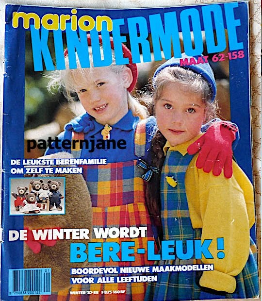 2 x marion kindermode - vintage/ winter 1987-88 + zomer 1988, Marion, Overige typen, Kind, Verzenden