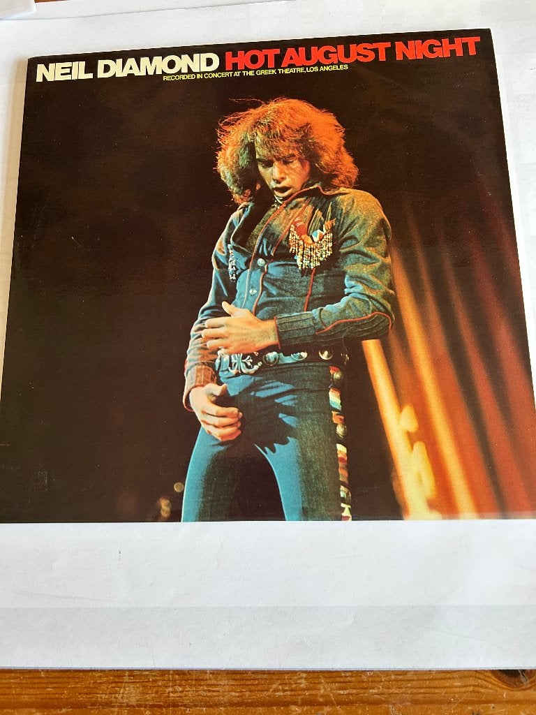 Neil Diamond Hot August Night dubbel lp, Ophalen of Verzenden, Zo goed als nieuw, LP