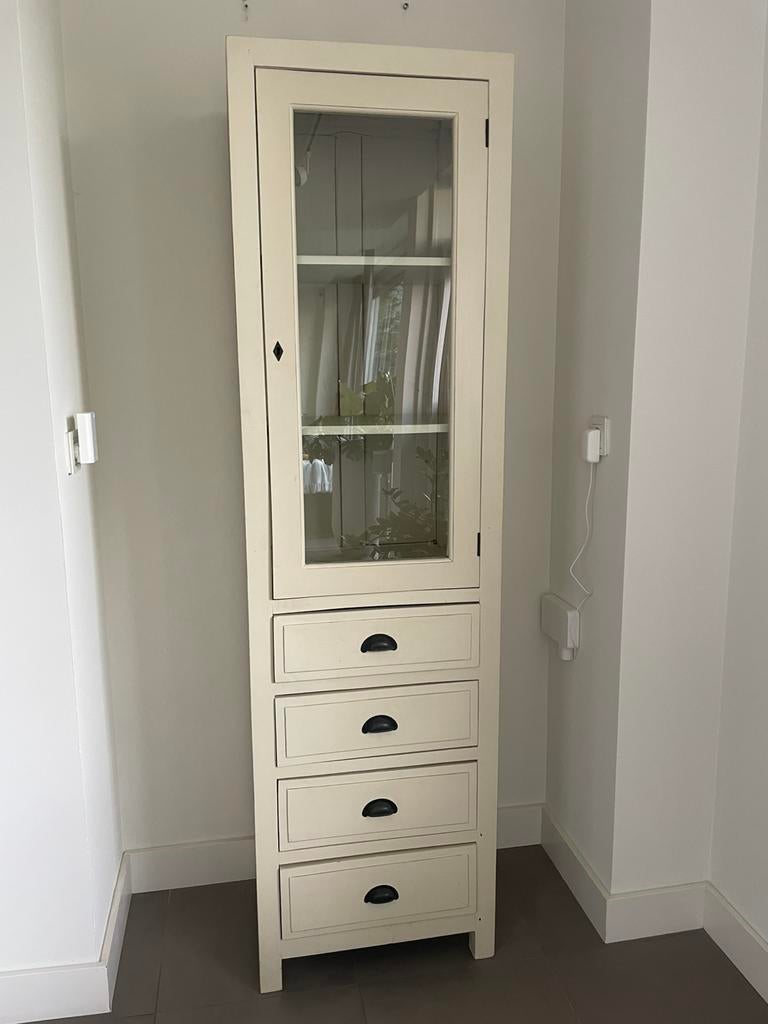 Vitrinekast van H.S. Furni, Huis en Inrichting, Ophalen, Gebruikt, 50 tot 100 cm, 150 tot 200 cm