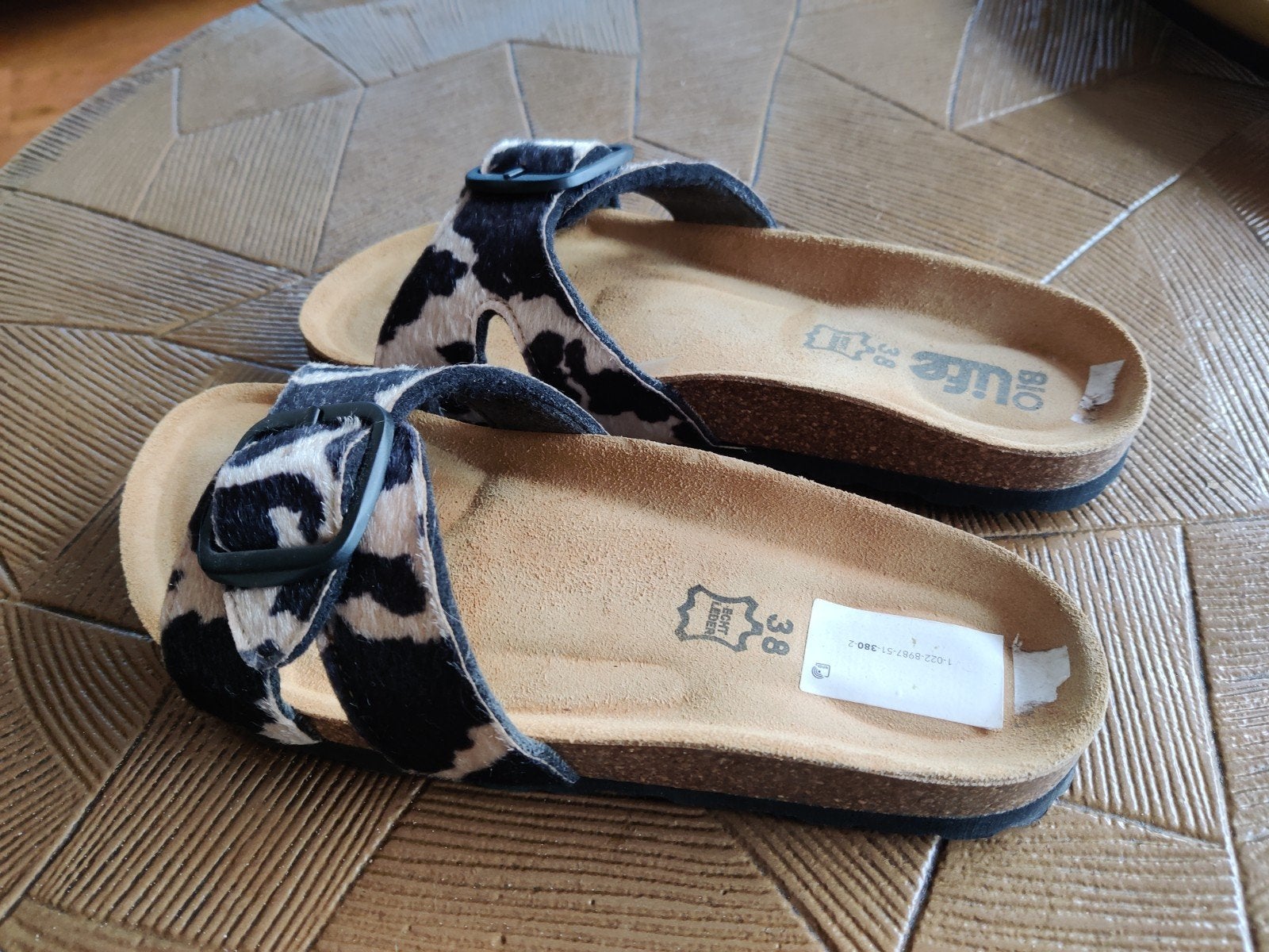 Scapino sandalen dierenprint 38, Kleding | Dames, Overige kleuren, Nieuw, Scapino, Sandalen of Muiltjes