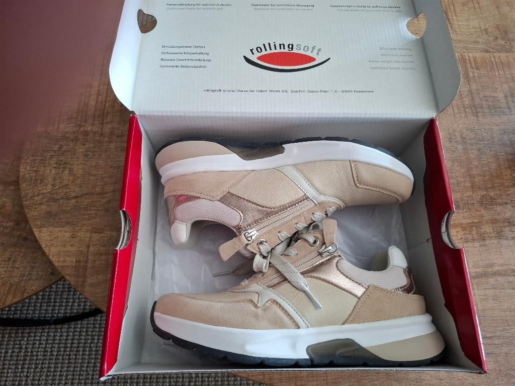 Schoenen Rolling Soft, Kleding | Dames, Schoenen, Ophalen, Beige, Nieuw, Sneakers of Gympen