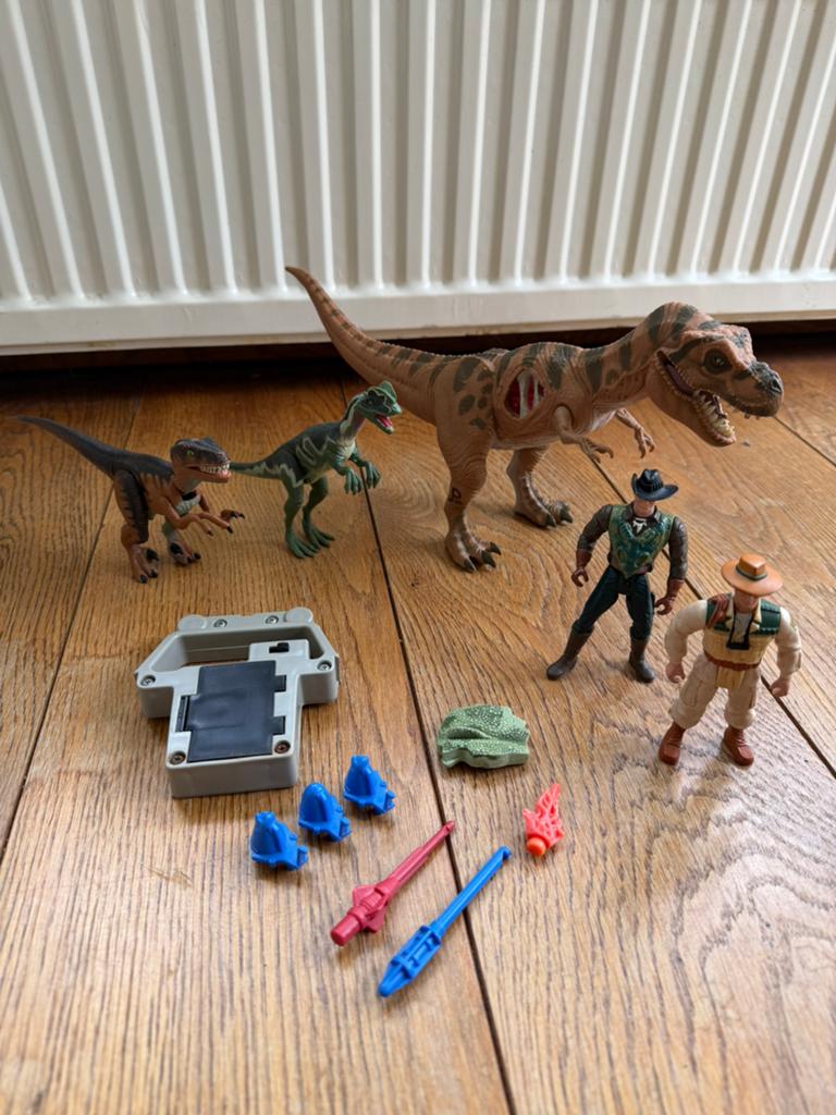 Jurassic park dinos en onderdelen, Verzamelen, Ophalen of Verzenden, Gebruikt