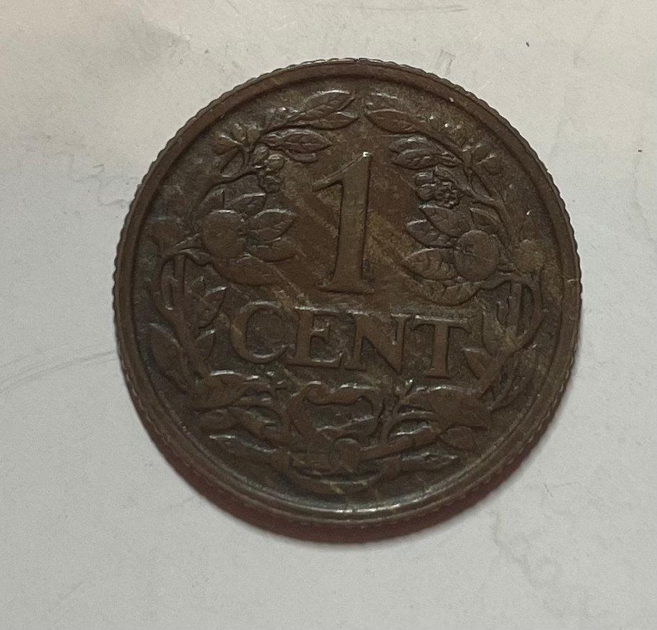 1 cent Nederland 1917, Postzegels en Munten, Munten | Nederland, Ophalen of Verzenden, Koningin Wilhelmina