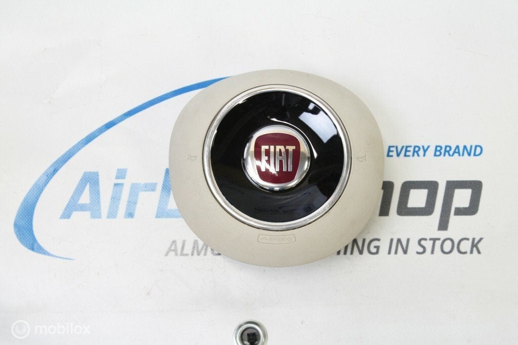 Stuur airbag wit Fiat 500 (2016-heden), Gebruikt, Ophalen of Verzenden