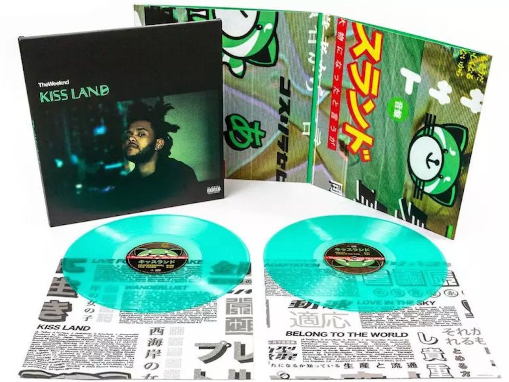 Vinyl 2LP The Weeknd Kiss Land SEA GLASS GREEN Vinyl NEW US, Colored vinyl, Ophalen of Verzenden, Nieuw in verpakking, 12 inch