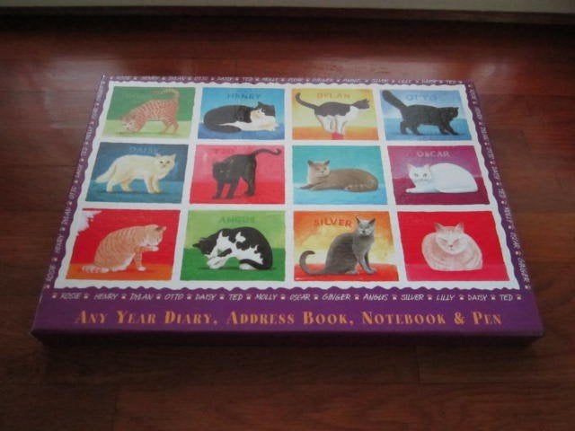 Katten Dagboek, Adresboek, Notitieboek & Pen Set, Ophalen of Verzenden, Nieuw