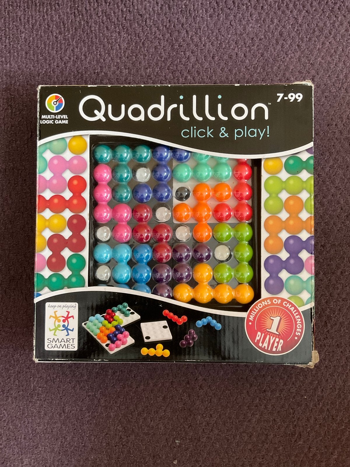 SmartGames Quadrillion - Logisch Denkspel, Een of twee spelers, Ophalen, Zo goed als nieuw