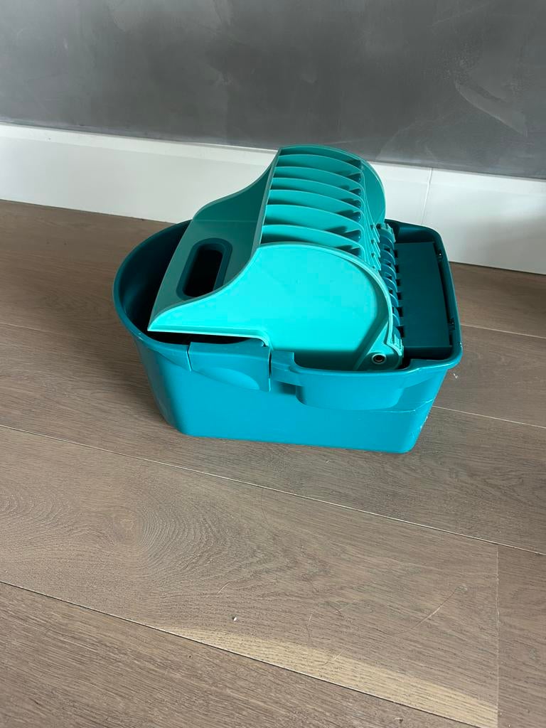 Leifheit Profi Compact Dweilemmer met Pers - 8 Liter, Ophalen of Verzenden, Zo goed als nieuw, Kunststof