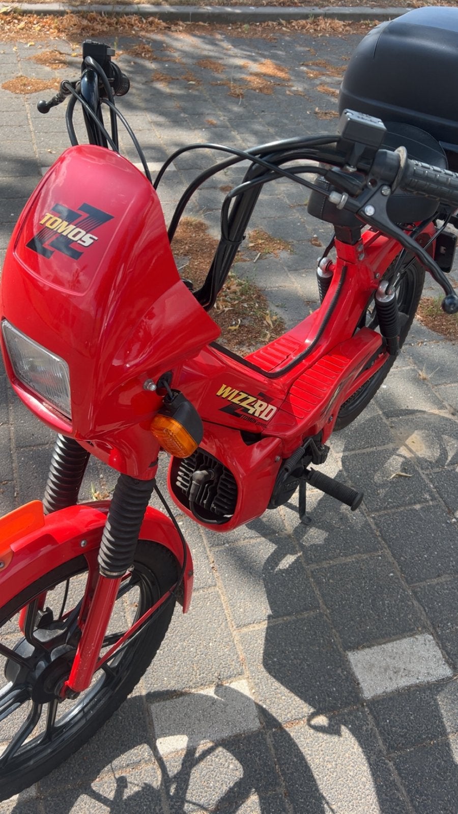Tomos Wizz'rd snorfiets op blauw kenteken, Fietsen en Brommers, Brommers | Tomos, Gebruikt, Overige modellen, Maximaal 25 km/u