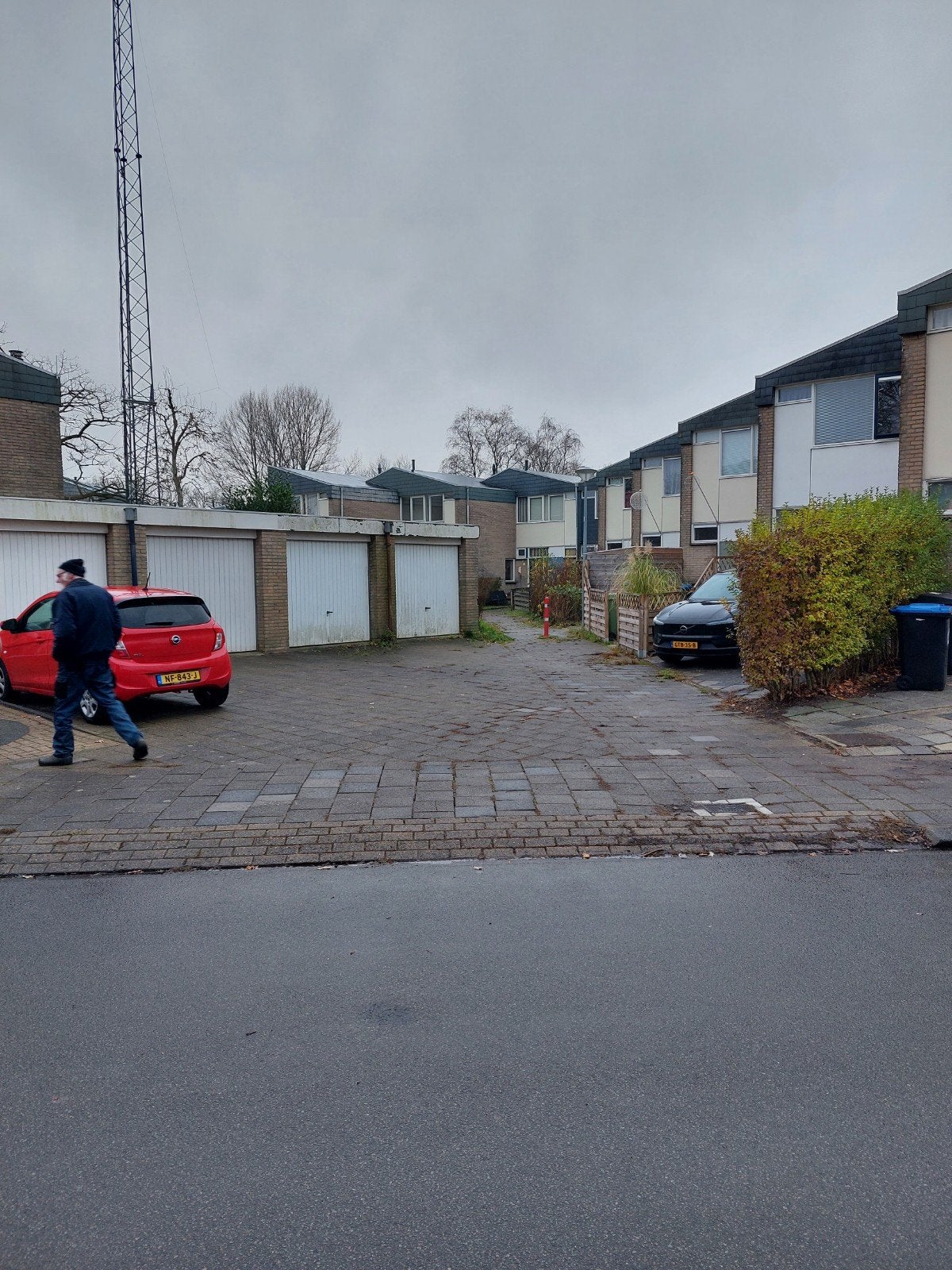 18 mtr vakwerkmast met topbuis, Ophalen, Gebruikt, ., Mast