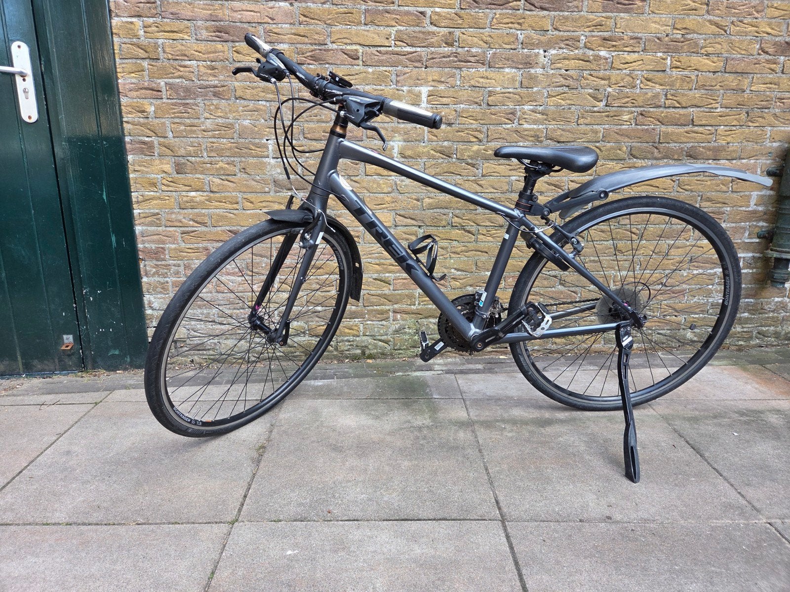 Trek Hybride Fiets, 28 inch, Gebruikt, Velgrem, Minder dan 49 cm