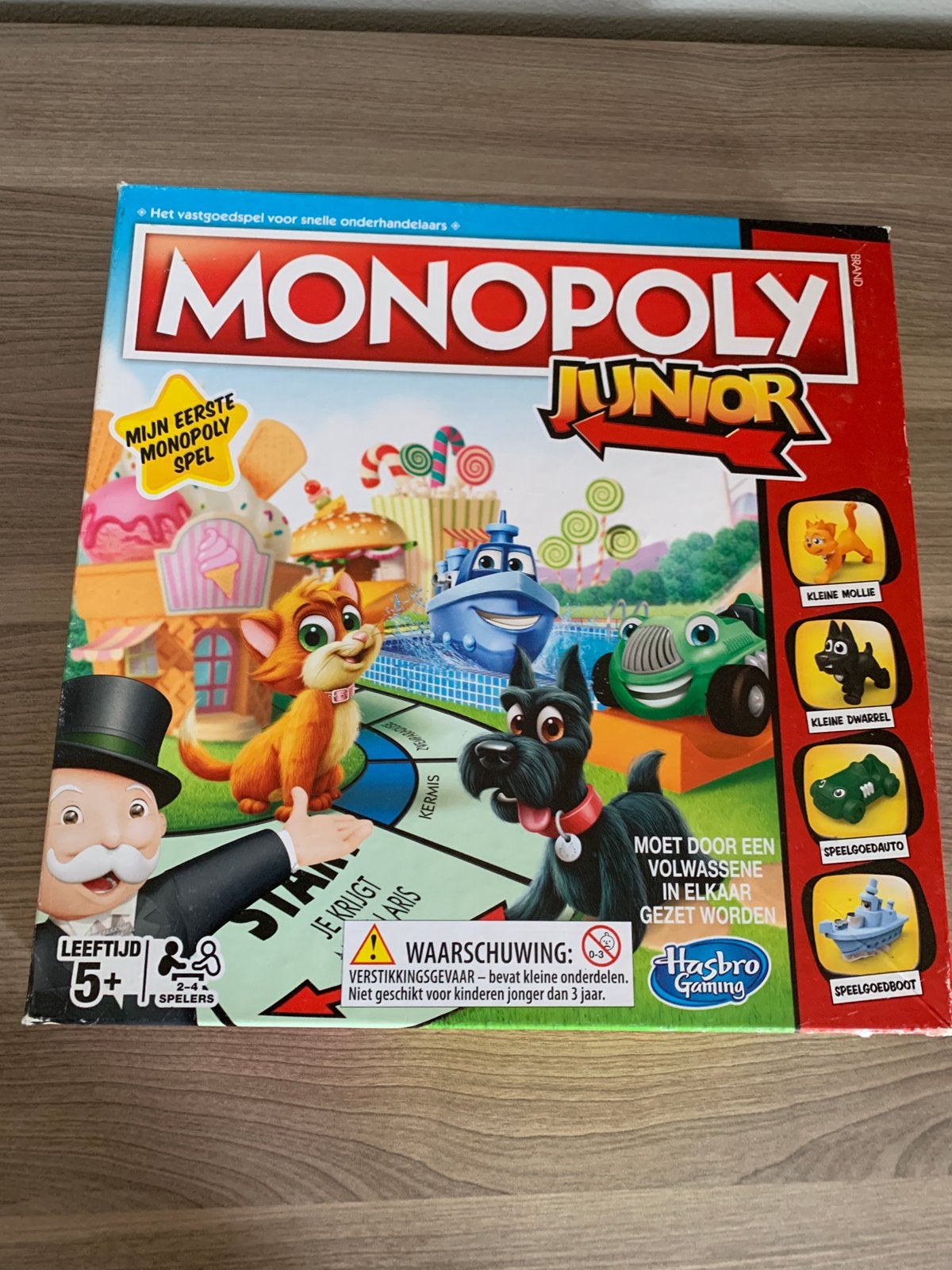 Monopoly junior, Hobby en Vrije tijd, Gezelschapsspellen | Bordspellen, Ophalen, Zo goed als nieuw