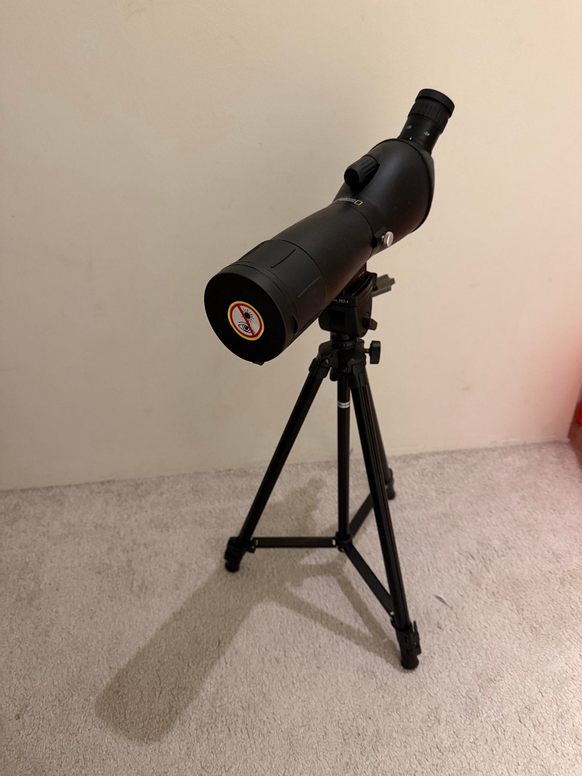 National Geographic Spotting Scope met Bilora Statief, Audio, Tv en Foto, Optische apparatuur | Telescopen, Ophalen, Lenzentelescoop (refractor)