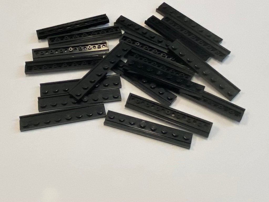 Partij 20x nieuwe 1x8 Lego rail plaatjes in diverse kleuren, Overige thema's, Lego, Nieuw, Ophalen of Verzenden