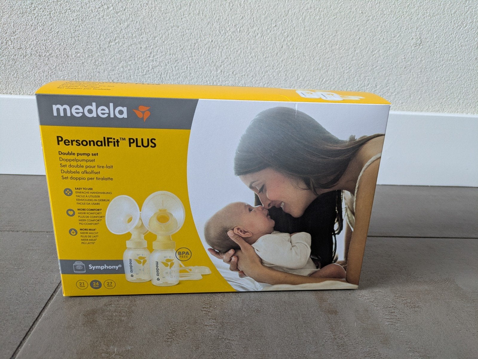Medela PersonalFit Plus dubbele kolf, Ophalen of Verzenden, Zo goed als nieuw, Borstkolf