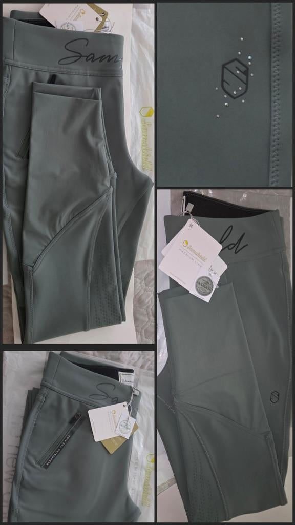 Nieuwe Samshield Tessa Rijlegging, Swarovski-decoratie - L, Dieren en Toebehoren, Paardrijkleding, Dressuur, Nieuw, Dames, Onderkleding