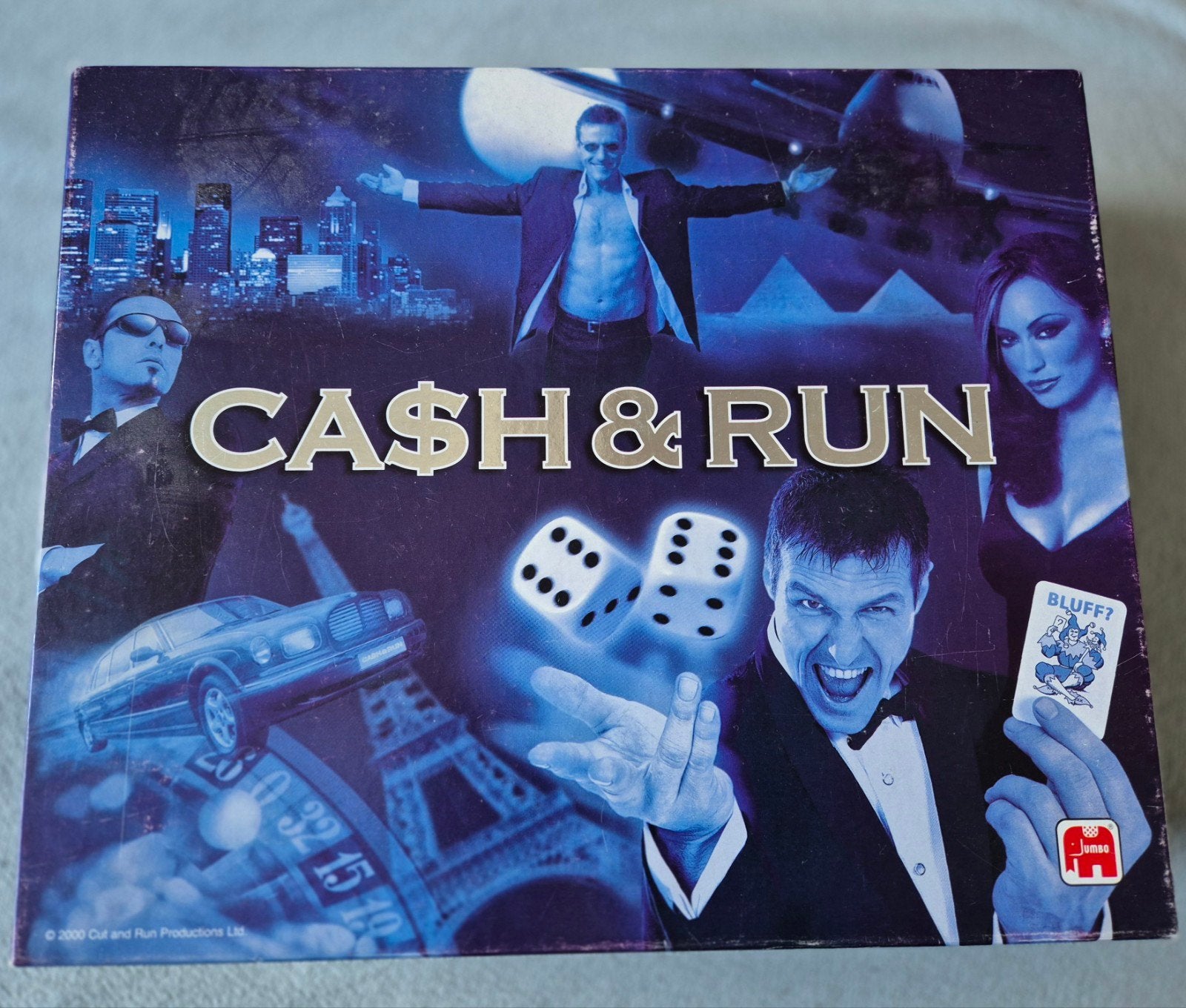 Cash & Run Bordspel - Compleet met Roulette, Hobby en Vrije tijd, Gezelschapsspellen | Bordspellen, Vijf spelers of meer, Ophalen of Verzenden