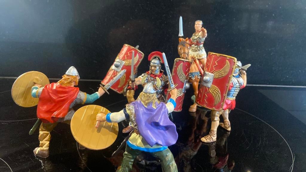 Historisch Papo: Romeinen met Ceasar vs Galliers, Ophalen of Verzenden, Zo goed als nieuw
