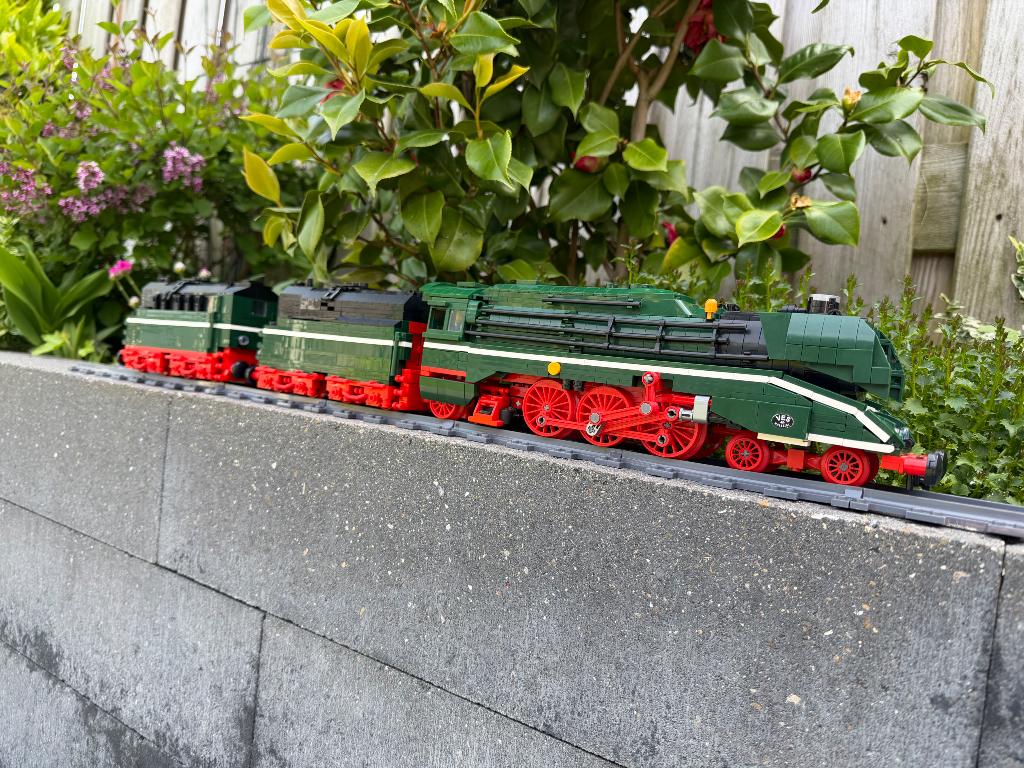 BR18-201 locomotief / trein bouwstenen compatible, Ophalen of Verzenden, Zo goed als nieuw, Overige merken