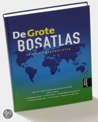 De Grote BosAtlas Editie Tweeënvijftig, Boeken, 2000 tot heden, Ophalen of Verzenden, Wereld, Landkaart