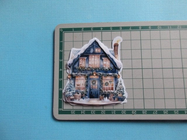 ky491 KERST / huis, Verzenden, Nieuw, Kerst, Overige typen