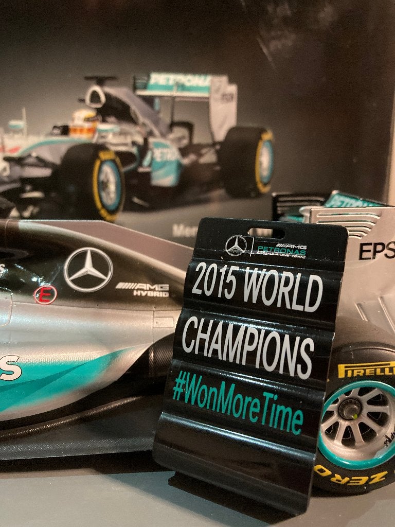 ✅ Lewis Hamilton 1:18 Winner US GP 2015 WC Spark 18S179 W06, Verzamelen, Automerken, Motoren en Formule 1, Ophalen of Verzenden