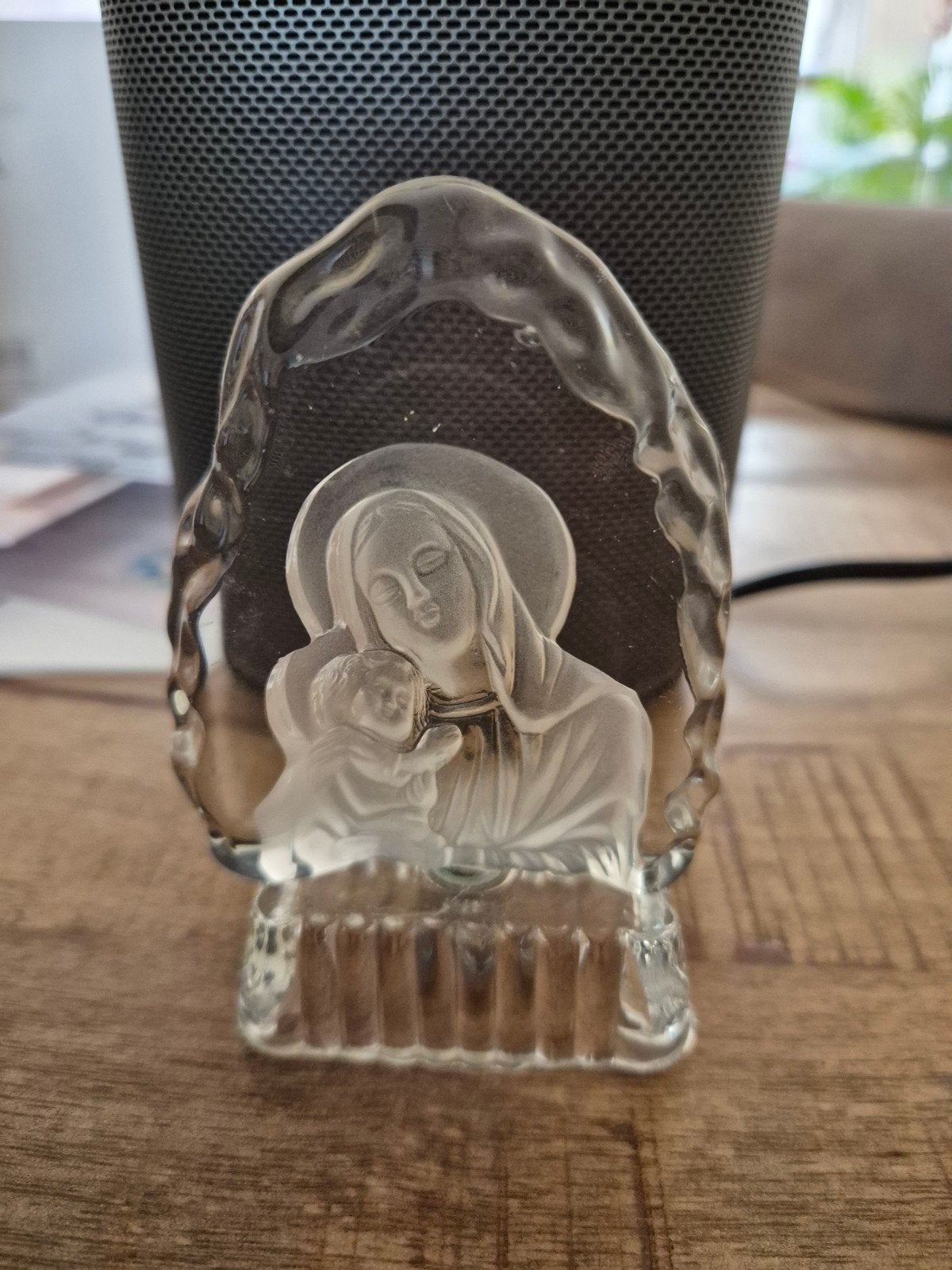 Maria met kind beeldje - Lichtgevend, Antiek en Kunst, Ophalen of Verzenden