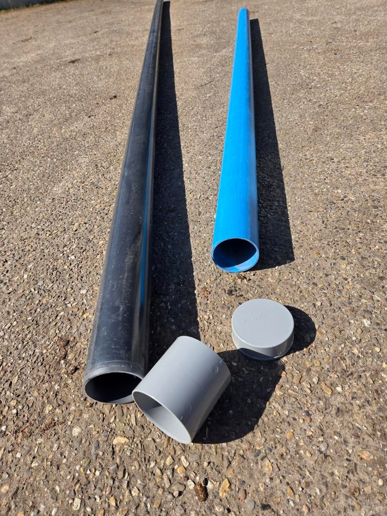 Compleet bronfilter 3 meter filter 90mm + 6 meter buis pomp, Ophalen, Overige materialen, Overige typen