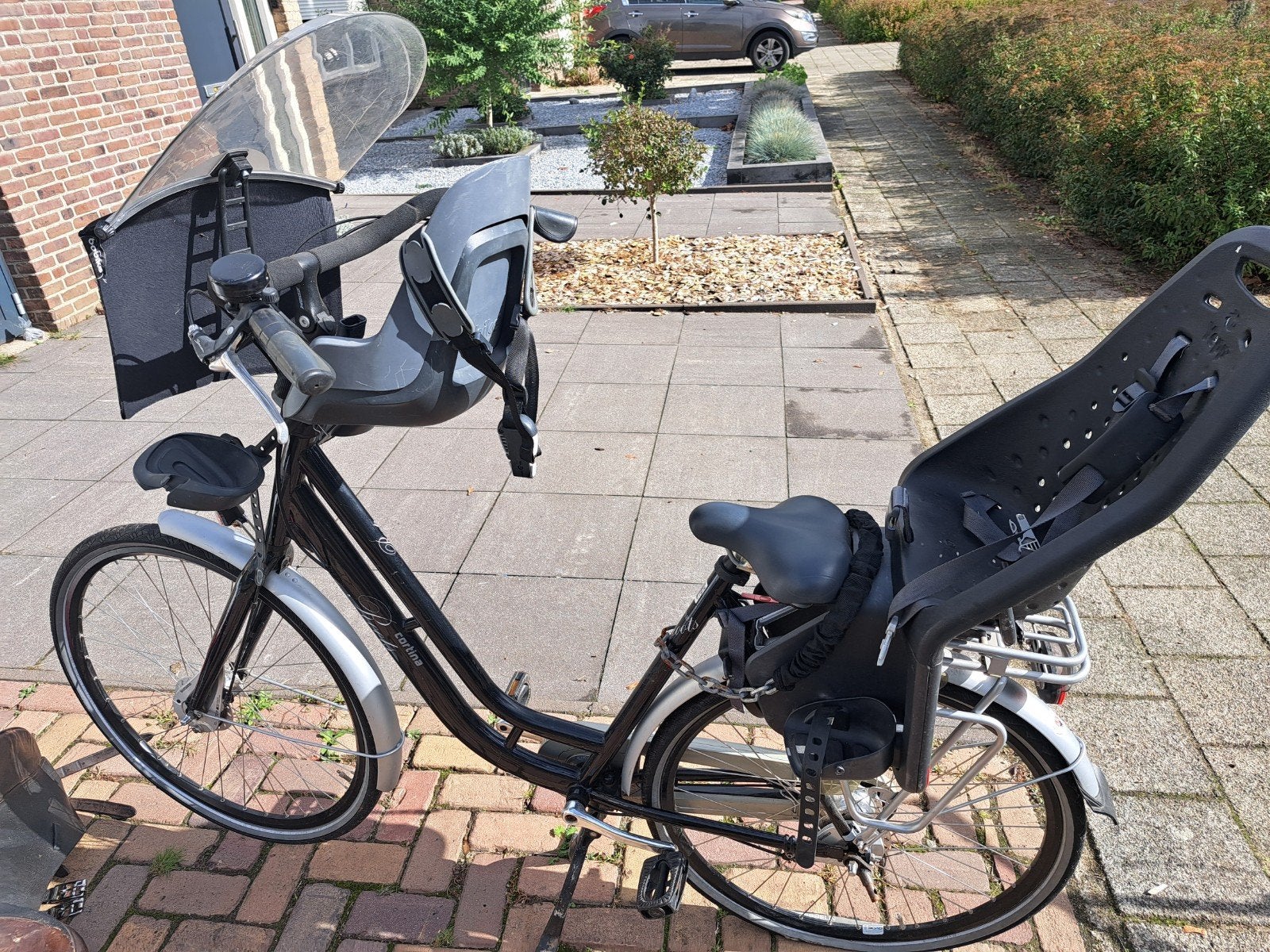 Cortina Moederfiets met versnellingen 28 inch, Fietsen en Brommers, 2 zitjes, Gebruikt, Versnellingen, Ophalen