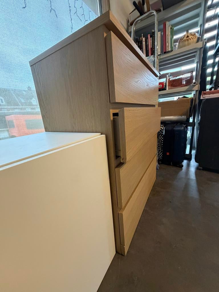 IKEA ladekast met 4 lades - lichte schade aan één lade, Ophalen, Gebruikt, 100 tot 150 cm, 50 tot 100 cm