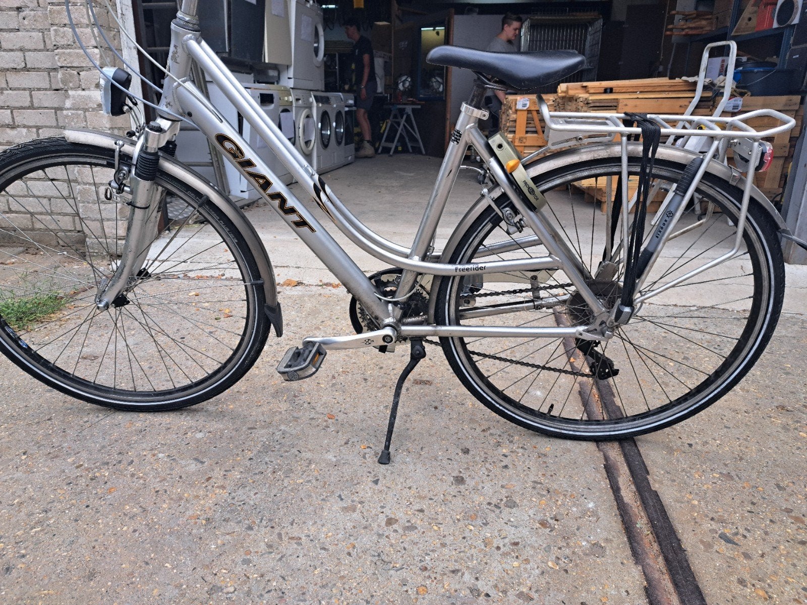 Giant Freerider Damesfiets - Gebruikt maar Goed, Velgrem, Versnellingen, 53 tot 56 cm, Gebruikt