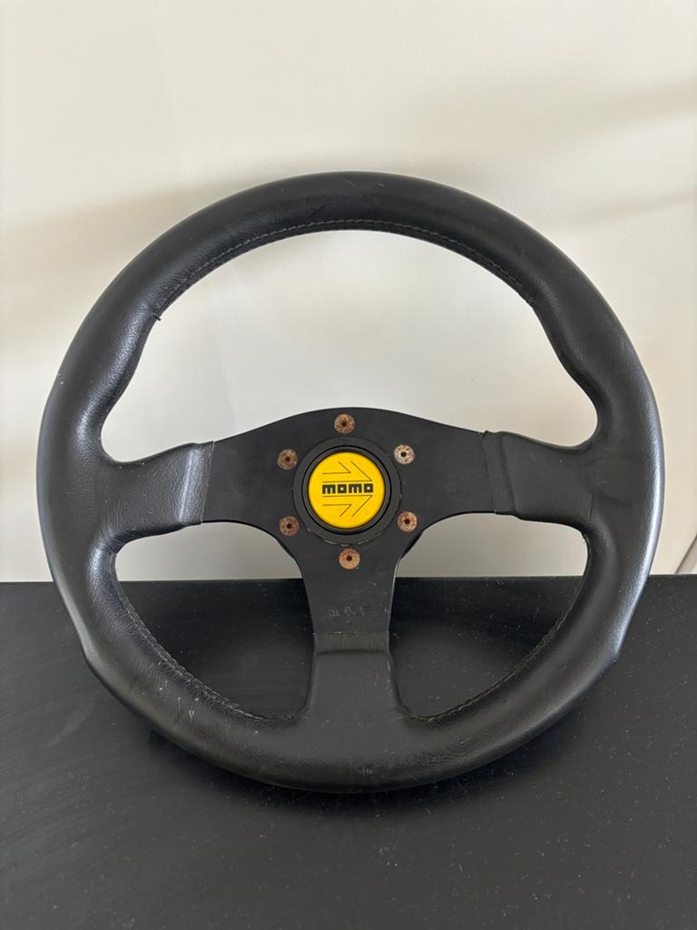 MOMO sportstuur 29 cm – leder – origineel, Ophalen